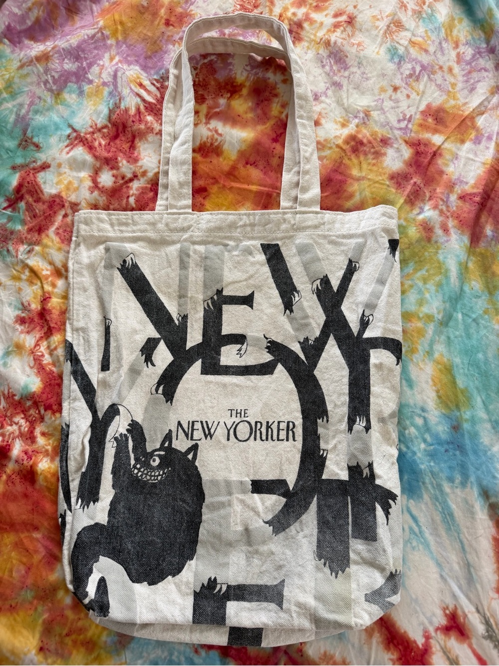 The New Yorker Limited Edition Wild Things Monster Canvas Tote Bag Edward Steed